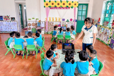 TRƯỜNG MẦM NON HẢI TÂN HƯỞNG ỨNG NGÀY CHUYỂN ĐỔI SỐ QUỐC GIA NĂM 2025