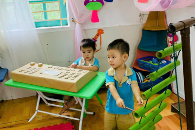 TIẾT ÂM NHẠC MẦM NON – LAN TỎA YÊU THƯƠNG NHÂN NGÀY 20/10